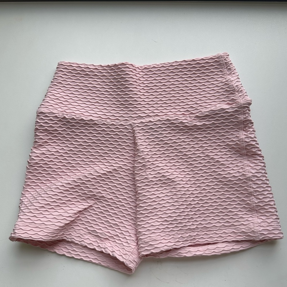 Booty by Brabants Croco Skin Shorts Blush